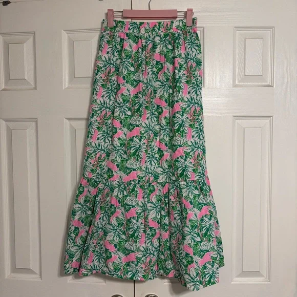Lilly Pulitzer Two Piece Floral Skirt Set - Picture 4 of 7